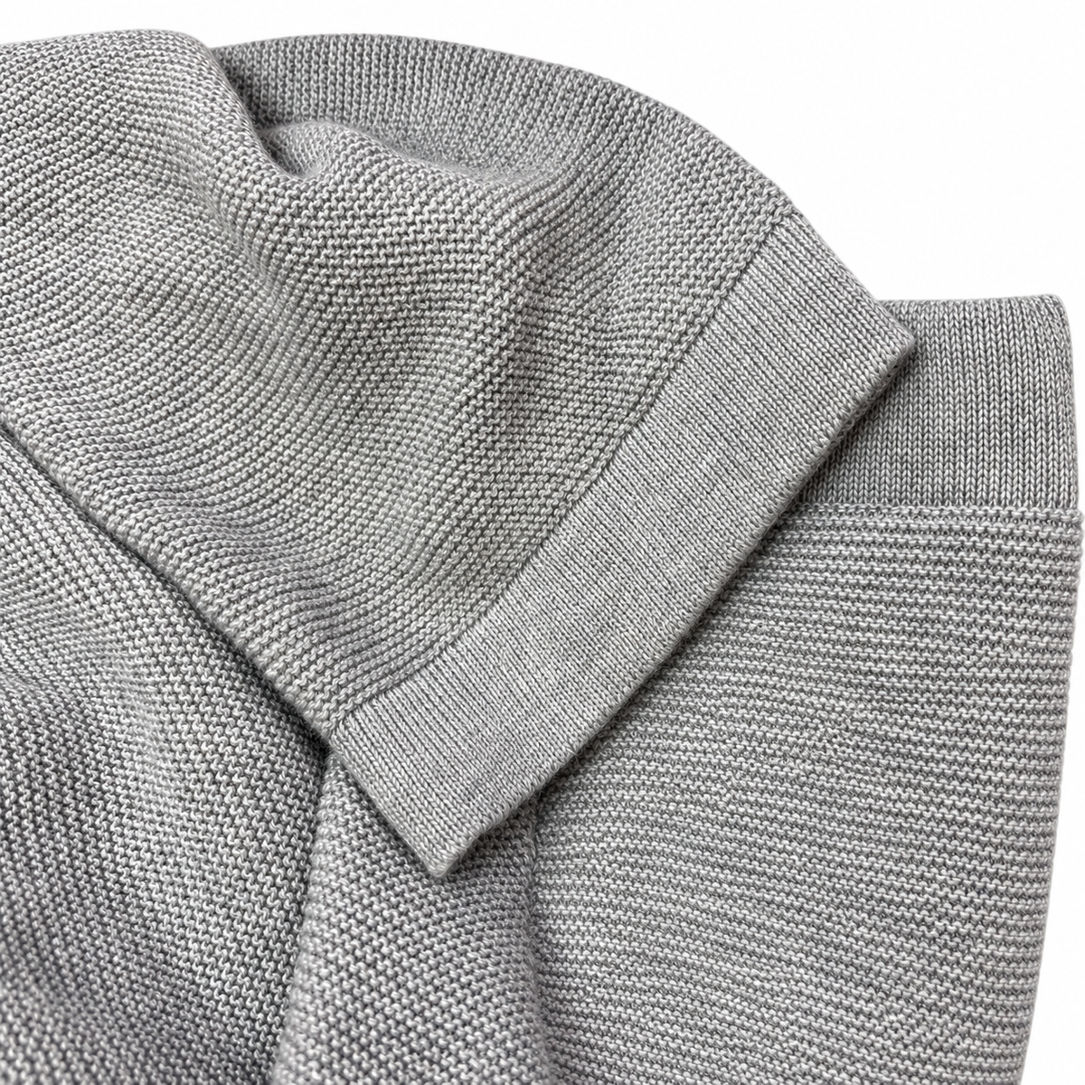 Triumph V Neck Sweater - 100% Cotton - Grey Marle