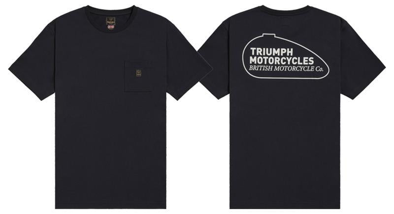 Triumph Genuine Refuel T-shirt in Black or White