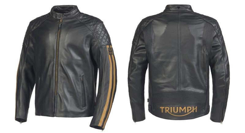 Triumph Braddan Sport Jacket in Black and Gold