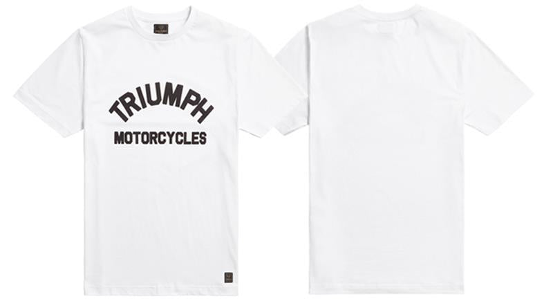 Triumph Burnham White Tee - REDUCED TO $45 LIMITED TIME