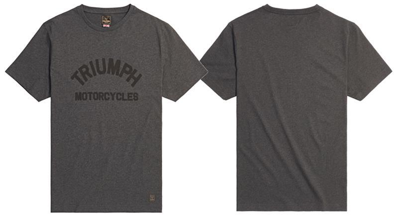 Triumph Burnham Black Marle Tee