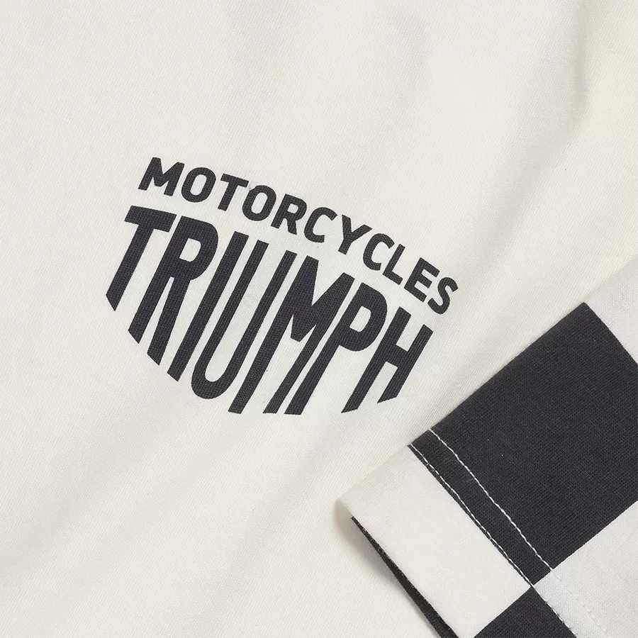 Triumph Preston T-shirt in Black/Bone and Bone/Black