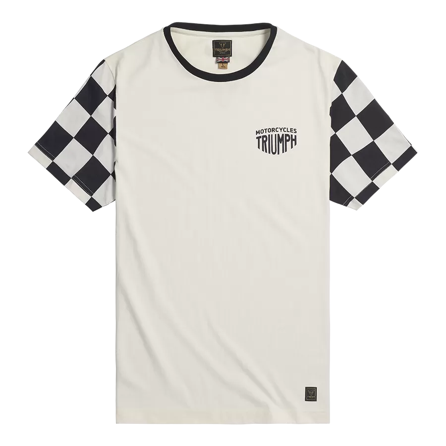 Triumph Preston T-shirt in Black/Bone and Bone/Black