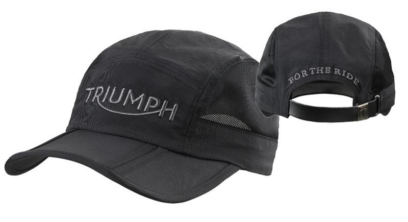 Triumph Foldable Black Hat