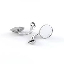 Triumph Genuine Chrome Round Bar End Mirrors – Part #A9638154