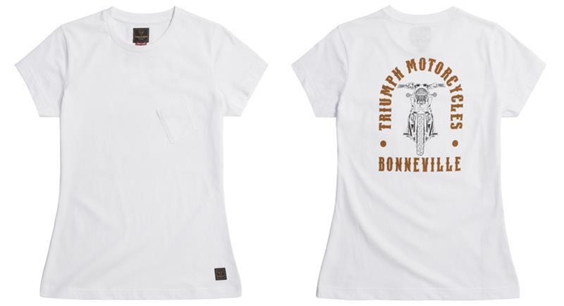 Triumph Bonneville T120 T-shirt - Black or White, Mens or Ladies