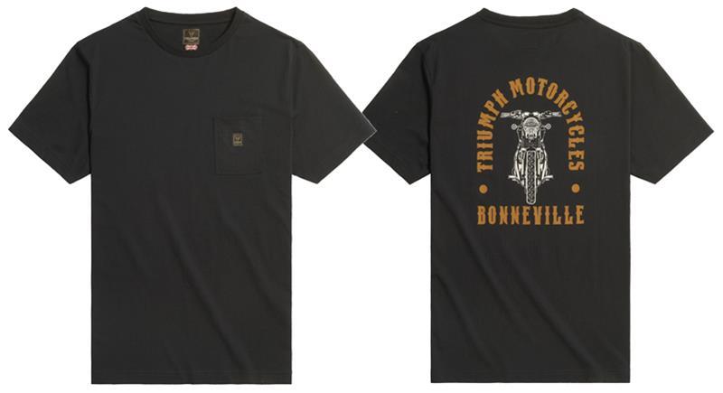 Triumph Bonneville T120 T-shirt - Black or White, Mens or Ladies