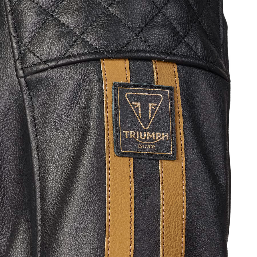 Triumph Braddan Sport Jacket in Black and Gold