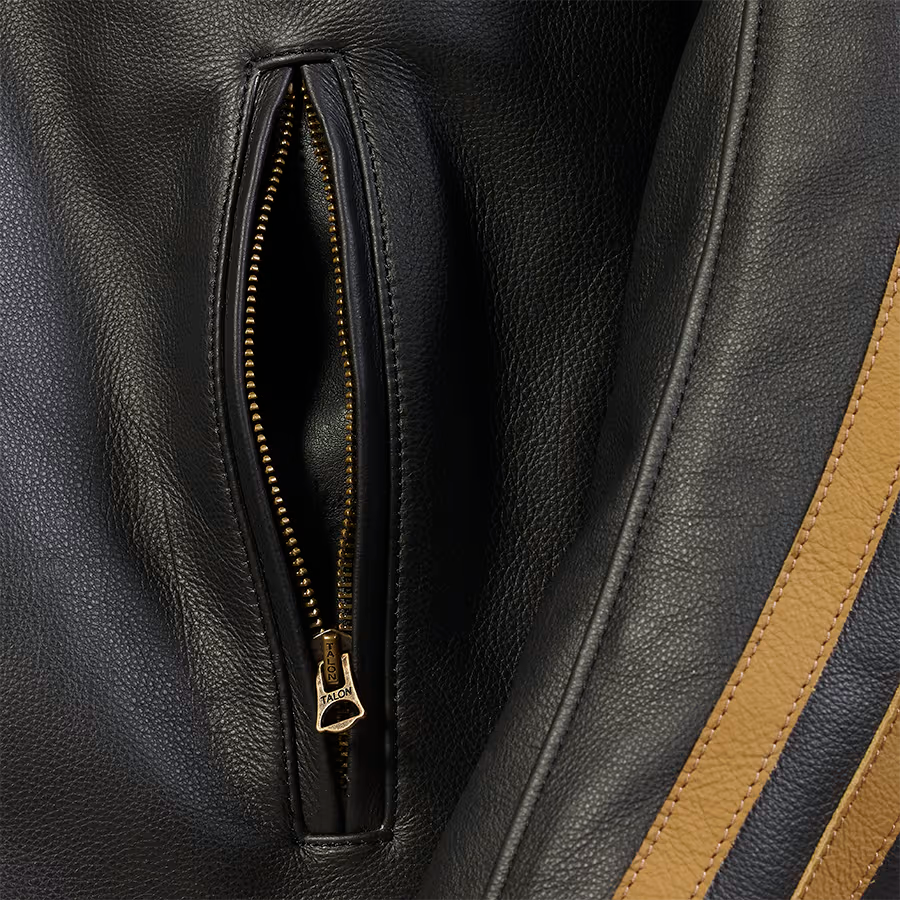 Triumph Braddan Sport Jacket in Black and Gold