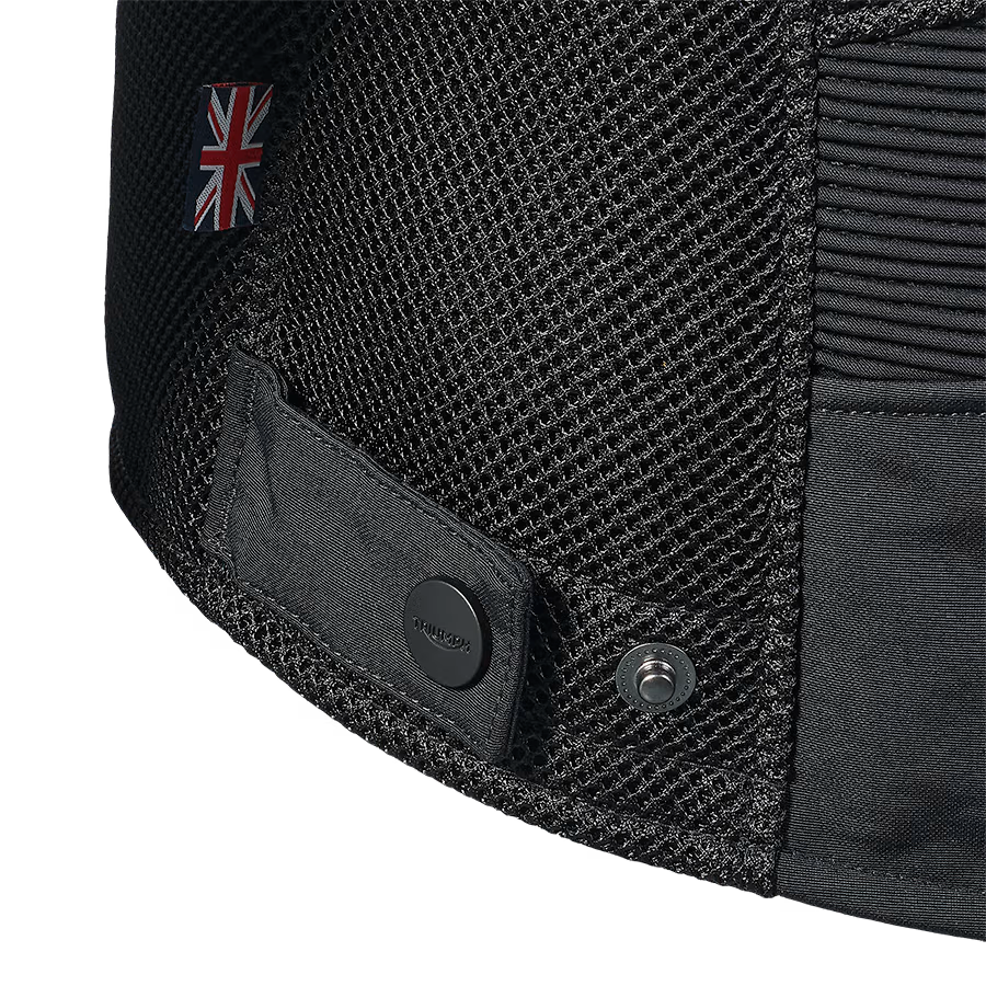 Triumph Braddan Retro Mesh Jacket in Black/Gold