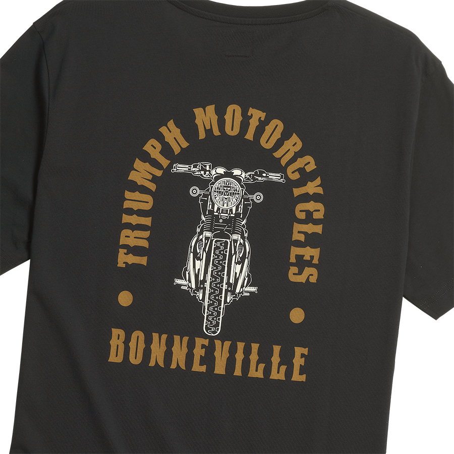 Triumph Bonneville T120 T-shirt - Black or White, Mens or Ladies