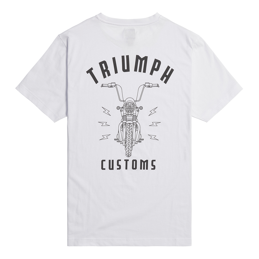 Triumph Ape T-shirt - Black or White - Mens and Ladies