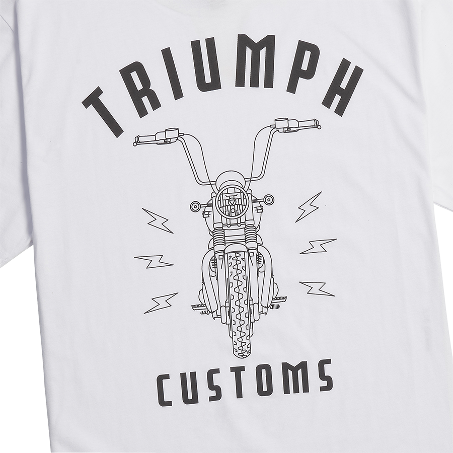 Triumph Ape T-shirt - Black or White - Mens and Ladies