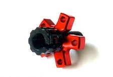 Triumph Genuine CNC Machined Clutch Cable Guide - Red Anodised part A9610062
