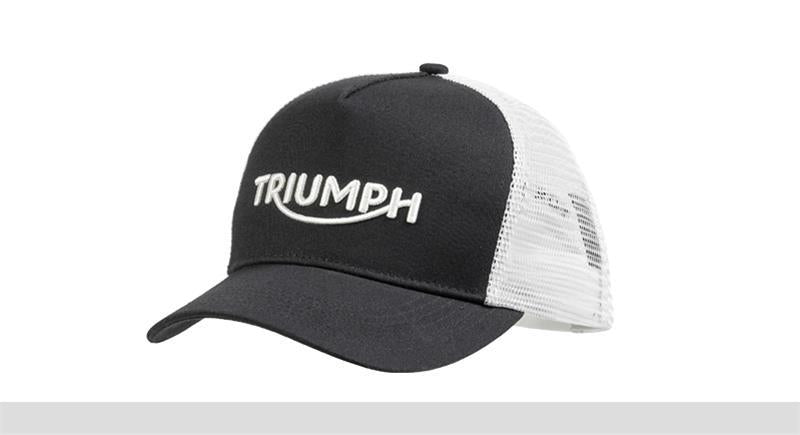 Triumph Whysall Trucker Cap in Black or Black/White