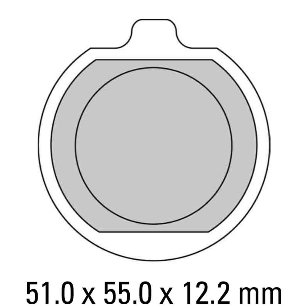 FERODO Brake Disc Pad Set - FDB220 P Platinum Compound - Non Sinter for Road or Competition