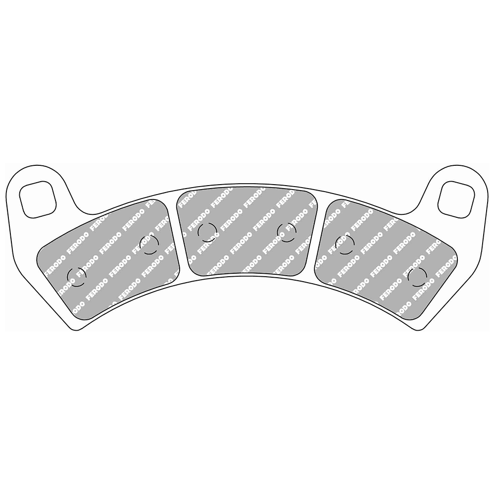 FERODO Brake Disc Pad Set - FDB2298 SG Sinter Grip SG Compound - Road, Off-Road or Competition