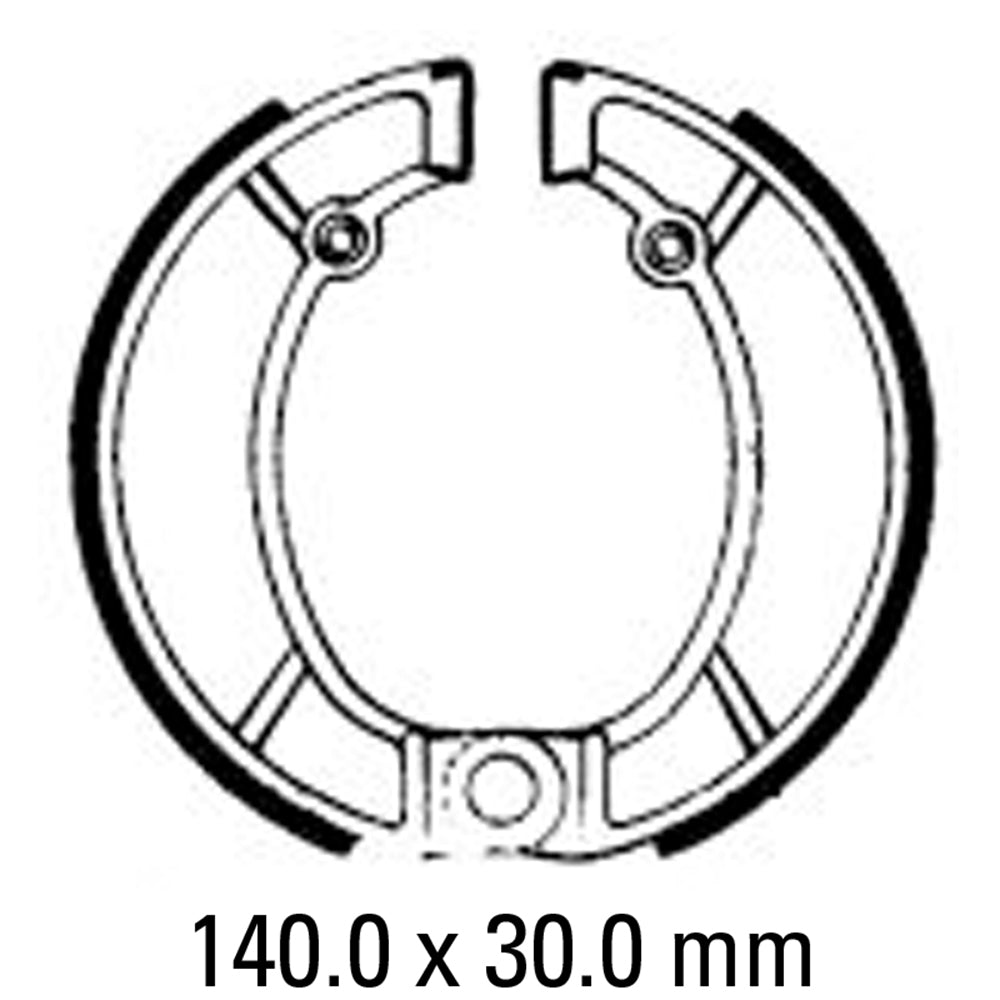 FERODO Brake Shoe Set FSB857