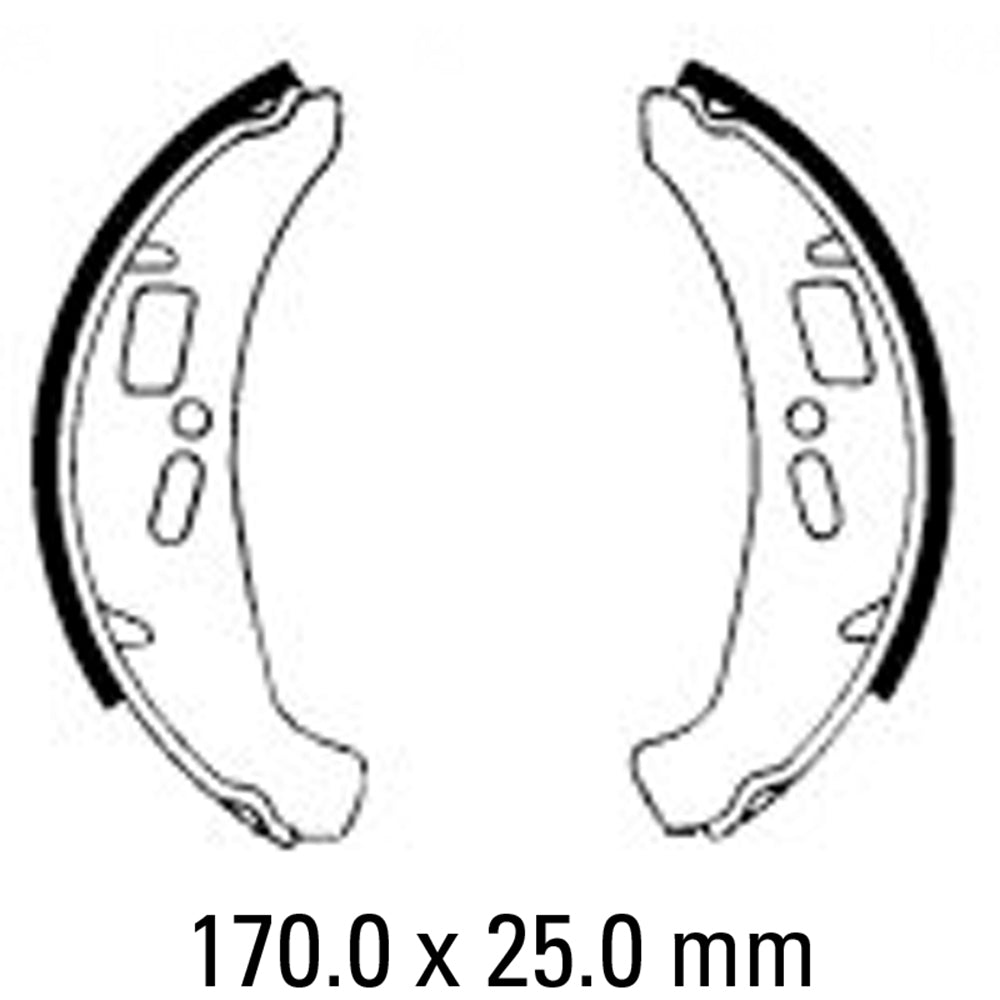 FERODO Brake Shoe Set - FSB892