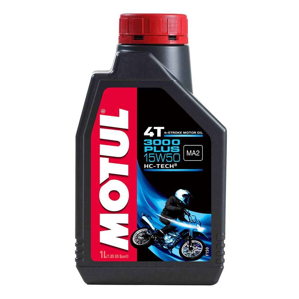 MOTUL 3000 PLUS 15W50  4 STROKE OIL - 1 Litre