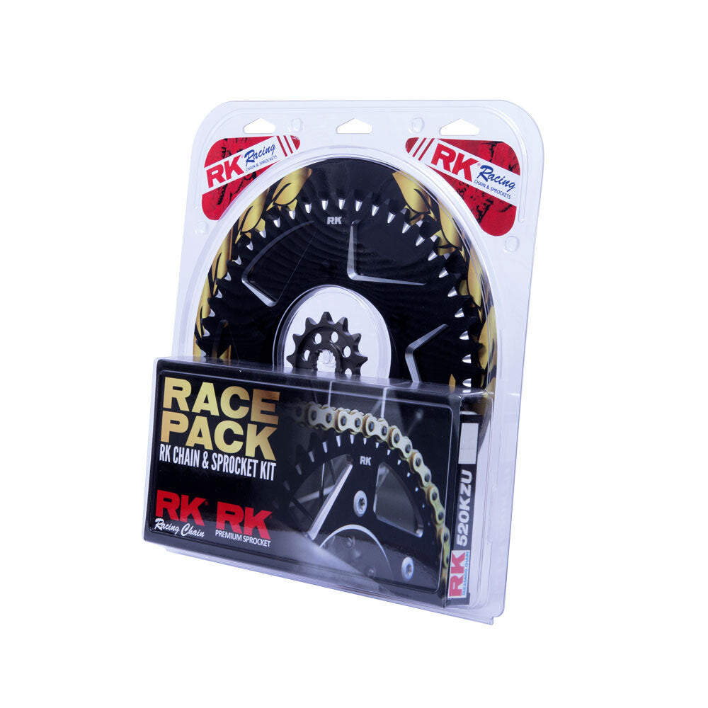 PRO PACK - RK CHAIN & SPROCKET KIT GOLD+BLACK 13/49 CRF250R 04-17