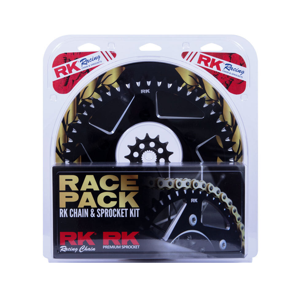 PRO PACK - RK CHAIN & SPROCKET KIT GOLD+BLACK 13/49 RM-Z250 13-23