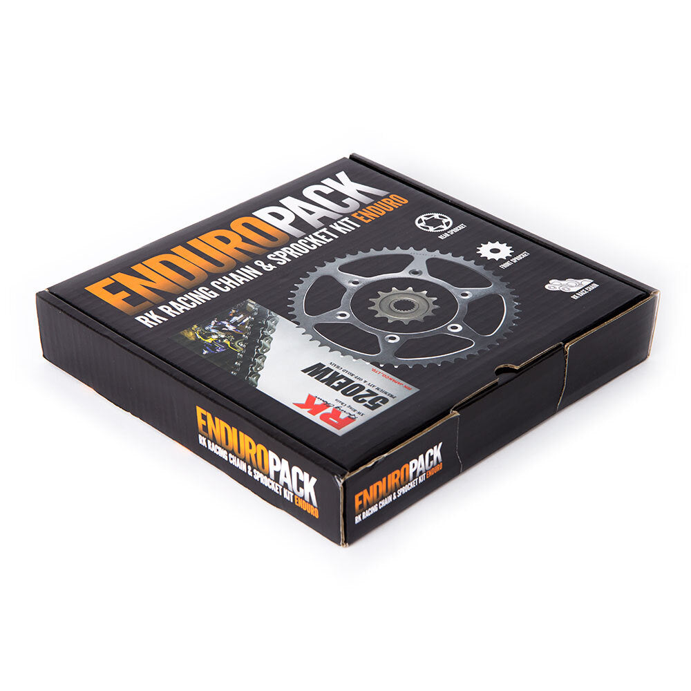 ENDURO PACK - RK CHAIN & SPROCKET KIT - STEEL - 13/52 WR250F 01-22