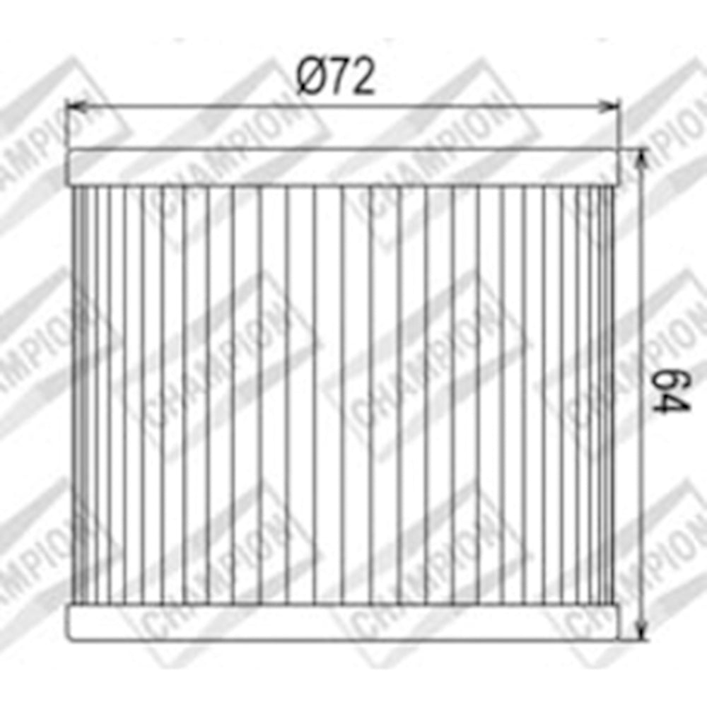 CHAMPION OIL FILTER ELEMENT - COF033