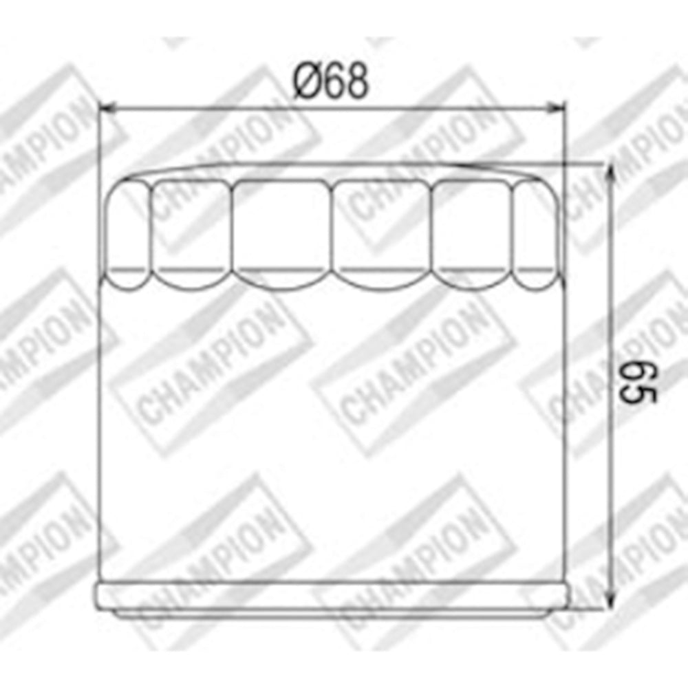 CHAMPION OIL FILTER ELEMENT - COF091