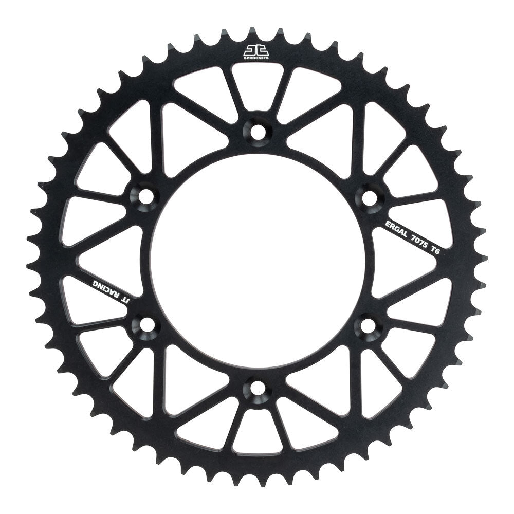 JT ALLOY RACING SPROCKET - 48T 520P - BLACK - 30-K01-48KJ