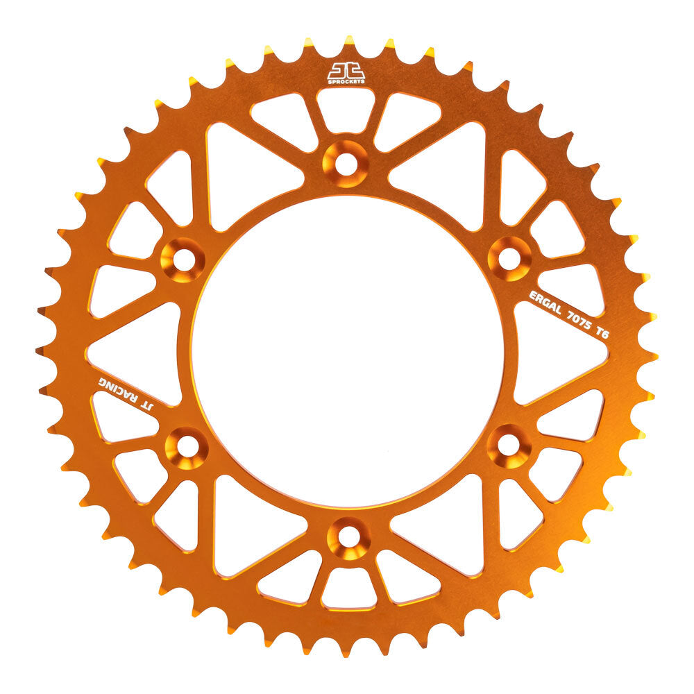 JT ALLOY RACING SPROCKET - 51T 520P - ORANGE
