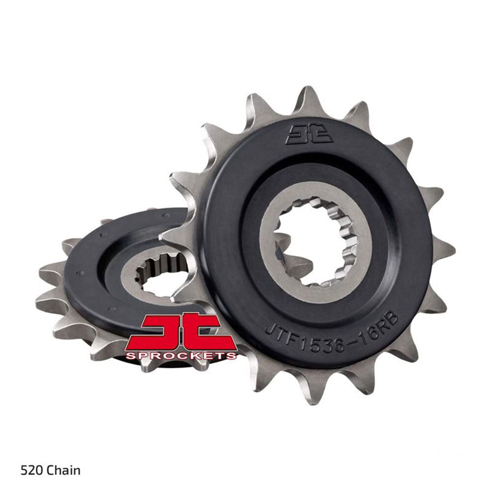 FRONT SPROCKET - STEEL W/-RUBBER CUSH 16T 520P - 31-K42-16RB