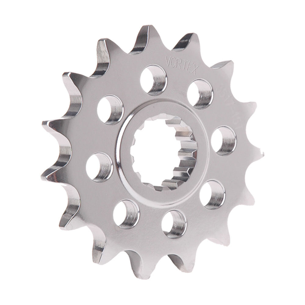 VORTEX STEEL FRONT SPROCKET 420-14T - NICKEL - 39-1465-14