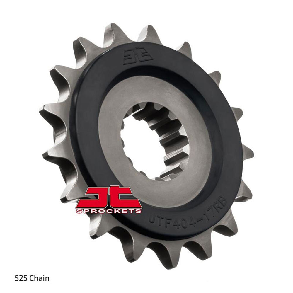 FRONT SPROCKET - STEEL With RUBBER CUSH 17T 525P