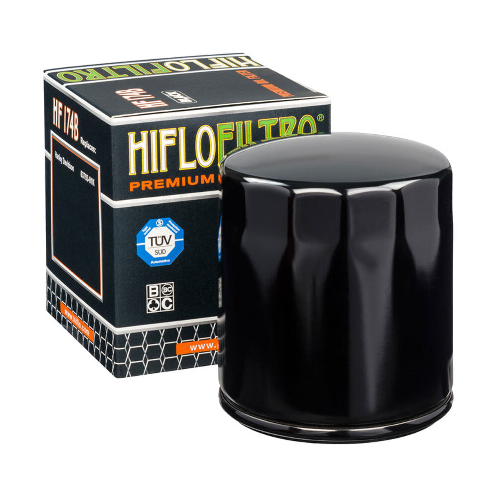 HIFLOFILTRO - OIL FILTER  HF174B BLACK