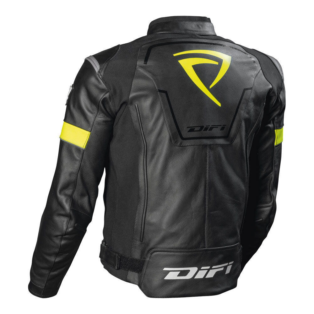 Difi Monza Jacket Black/Yellow 50 Medium