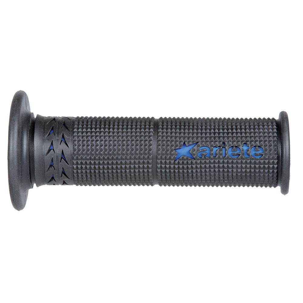 ARIETE MOTORCYCLE HAND GRIPS - ESTORIL - SUPERBIKE - BLACK BLUE