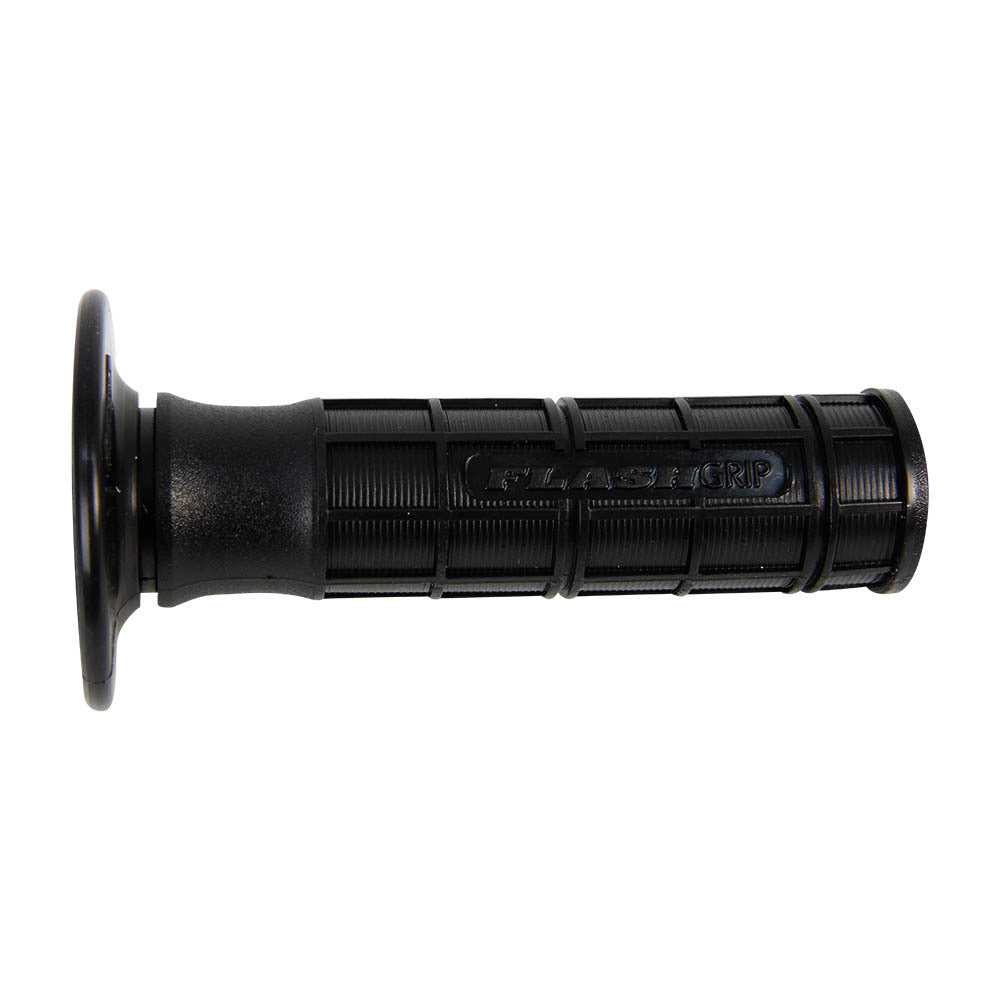 ARIETE MOTORCYCLE HAND GRIPS - FLASH - MX - BLACK 120mm CLOSED END