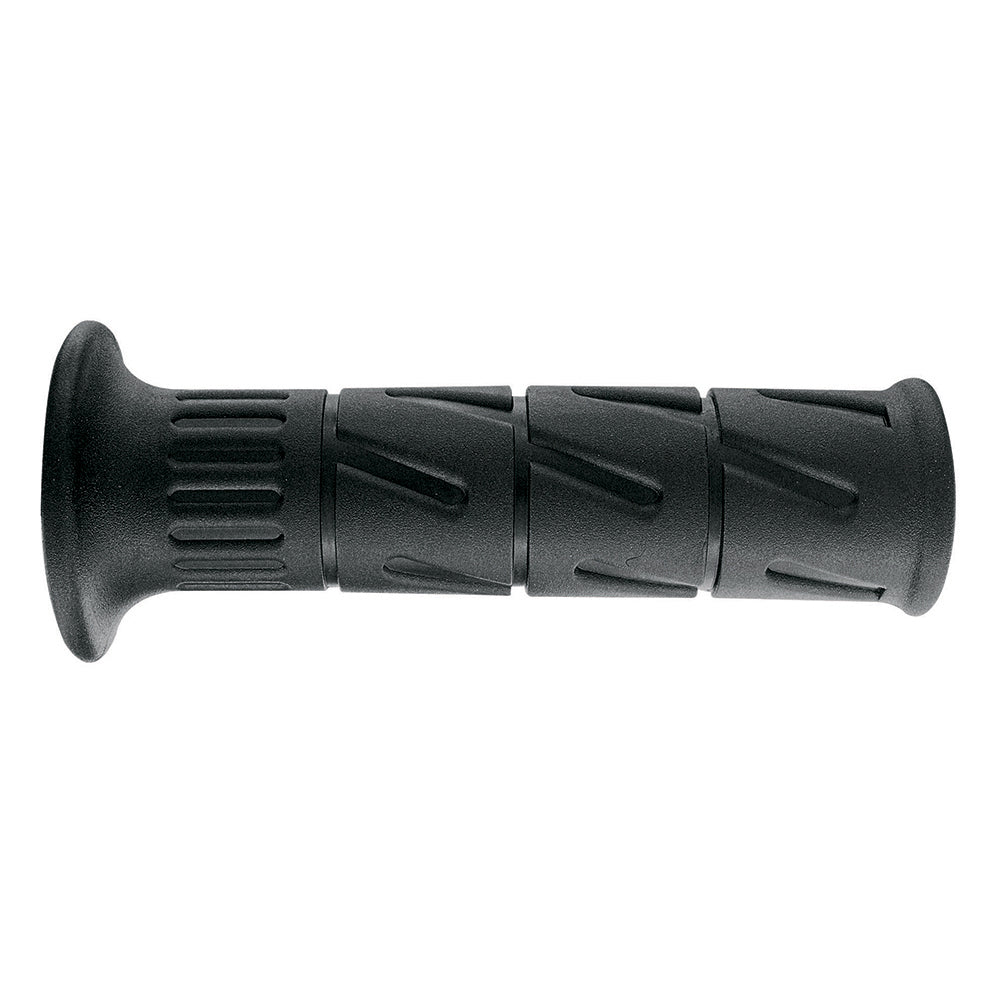 ARIETE MOTORCYCLE HAND GRIPS - KAWASAKI STYLE - BLACK 125mm Open End