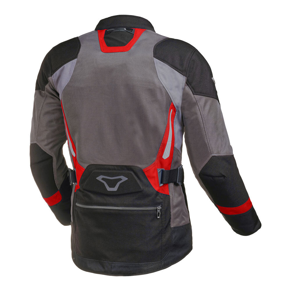 Macna Aerocon Jacket Black/Grey/Red Large