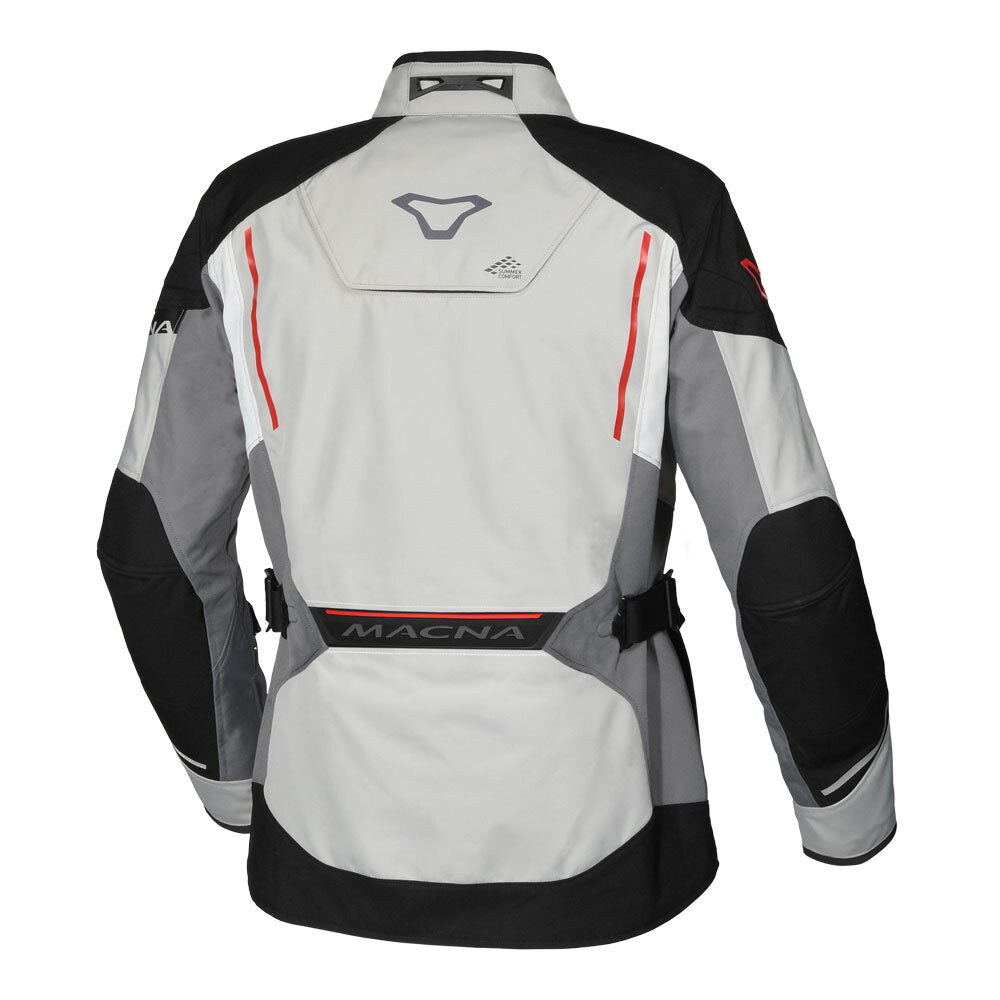 Macna Mundial Jacket Black/Grey/Red 4XL