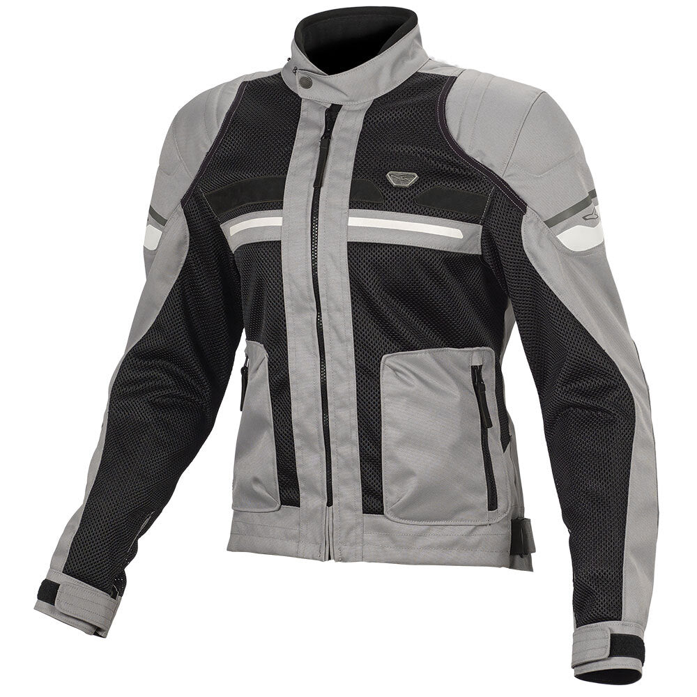 Macna Rush Ladies Mesh Jacket Black/ Grey Large