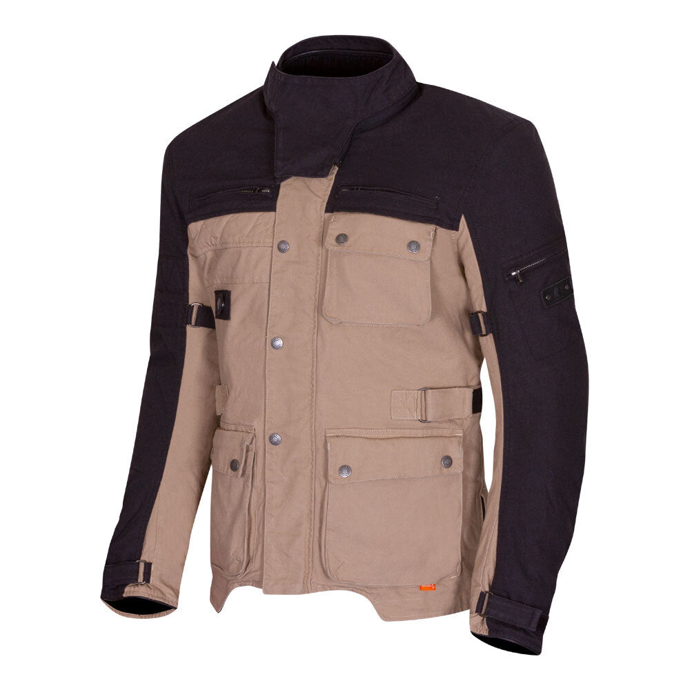 Merlin Mahala D3O® Cordura® Jacket Black/ Sand 50 4XL