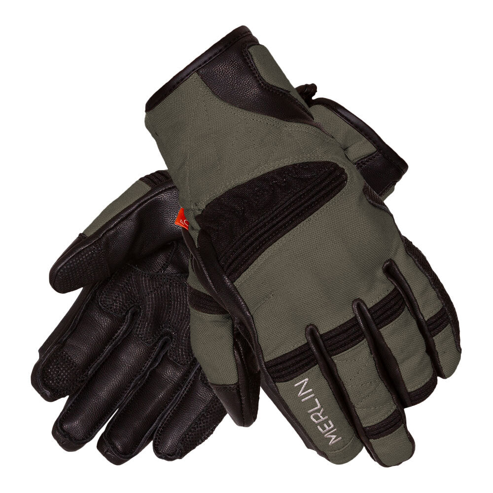 Merlin Mahala D3O® Waterproof Gloves Black/ Olive Medium