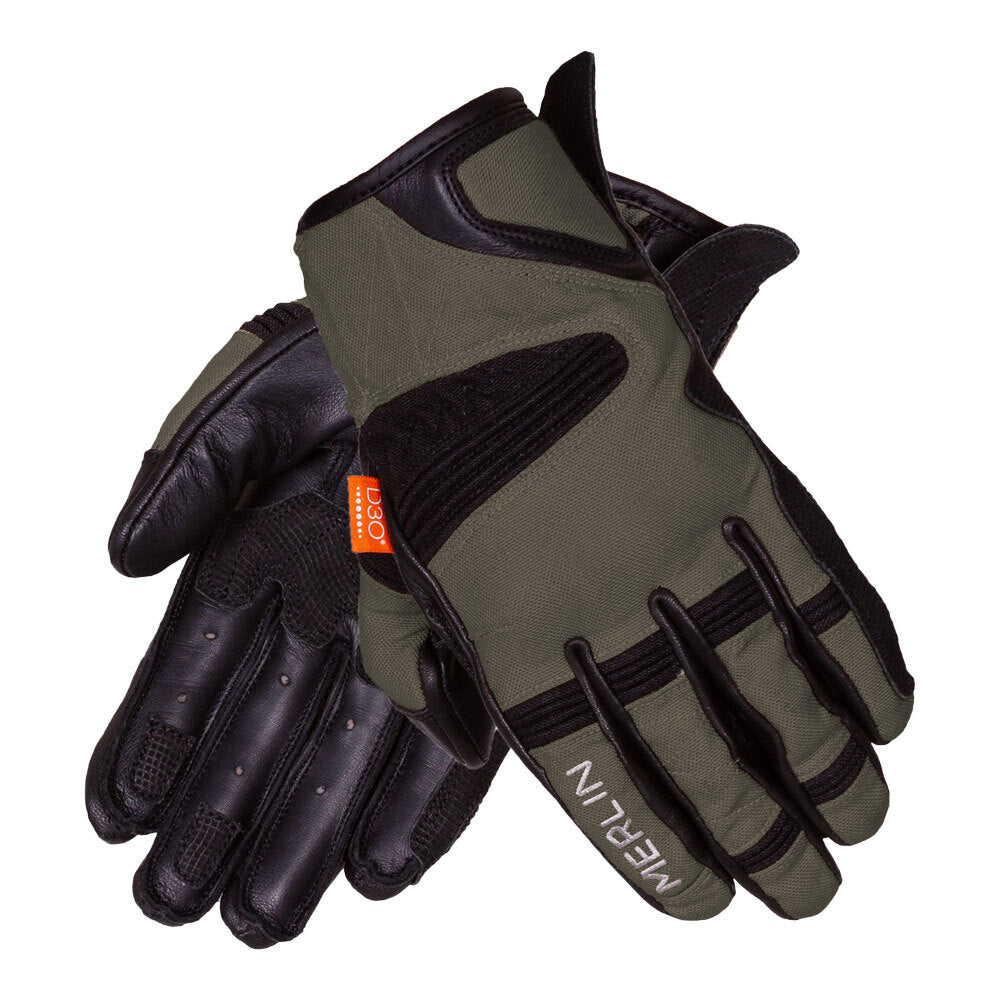 Merlin Mahala Raid D3O® Gloves Black/ Olive Small