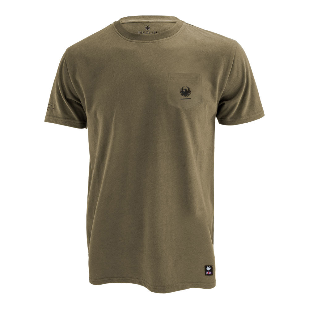 Merlin Walton T-Shirt Khaki Small