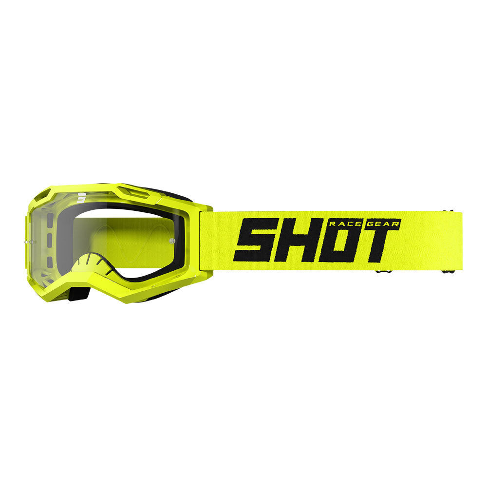 Shot Assault 2.0 Solid Goggles Neon Yellow Glossy