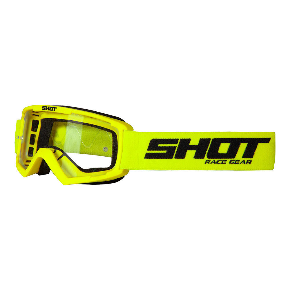 Shot Rocket Kid Goggles Neon Yellow