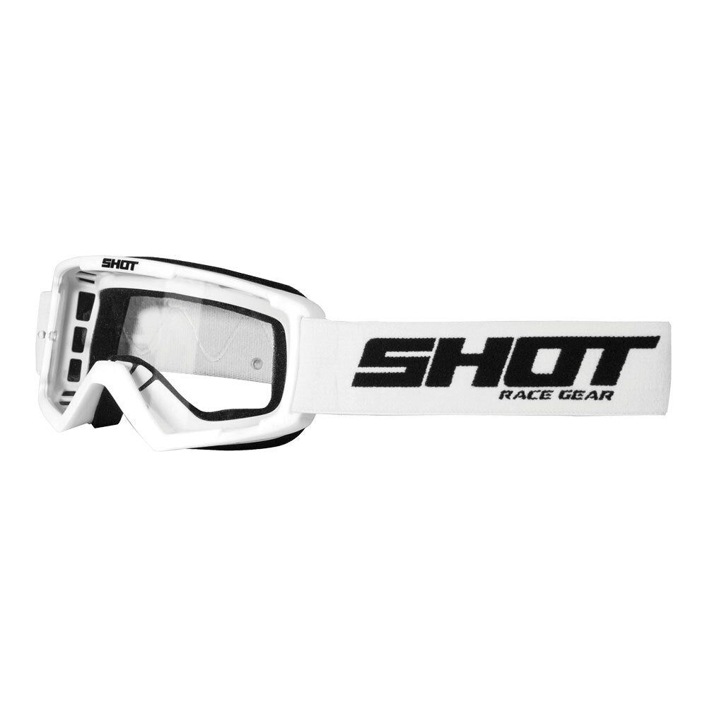 Shot Rocket Kid Goggles White