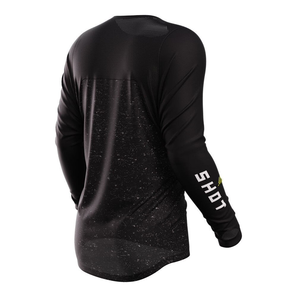 Shot Contact Speck Jersey Black/Neon Yellow 3XL